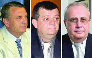Cei trei preşedinţi: Teodor Ancuţa, Cristian Sima şi Dan Simionescu. Cei trei preşedinţi: Teodor Ancuţa, Cristian Sima şi Dan Simionescu.